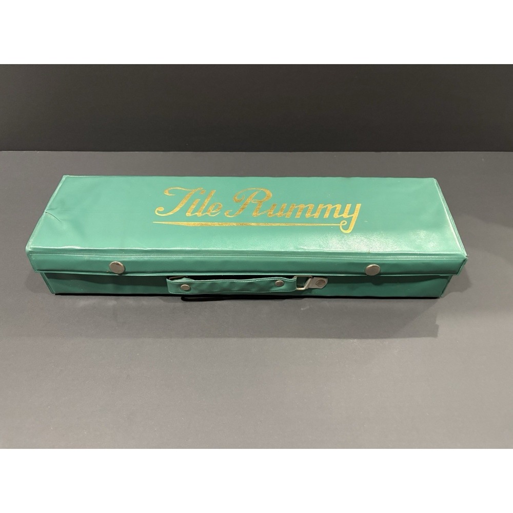 Vintage Rummy Tile Game Hansen In Case. Read Description